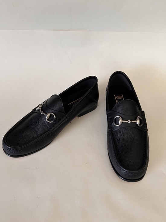 GUCCI Men\'s Horsebit 1953 Loafers Black Leather Size 10 (US) NIB 816370 AAEHX main image 5
